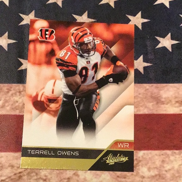 TERRELL OWENS BENGALS NFL CARD - Picture 1 of 4